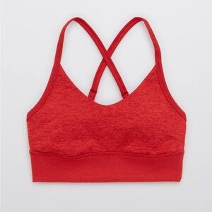 Offline by Aerie The Hugger Ribbed Longline Sports Bra Size M